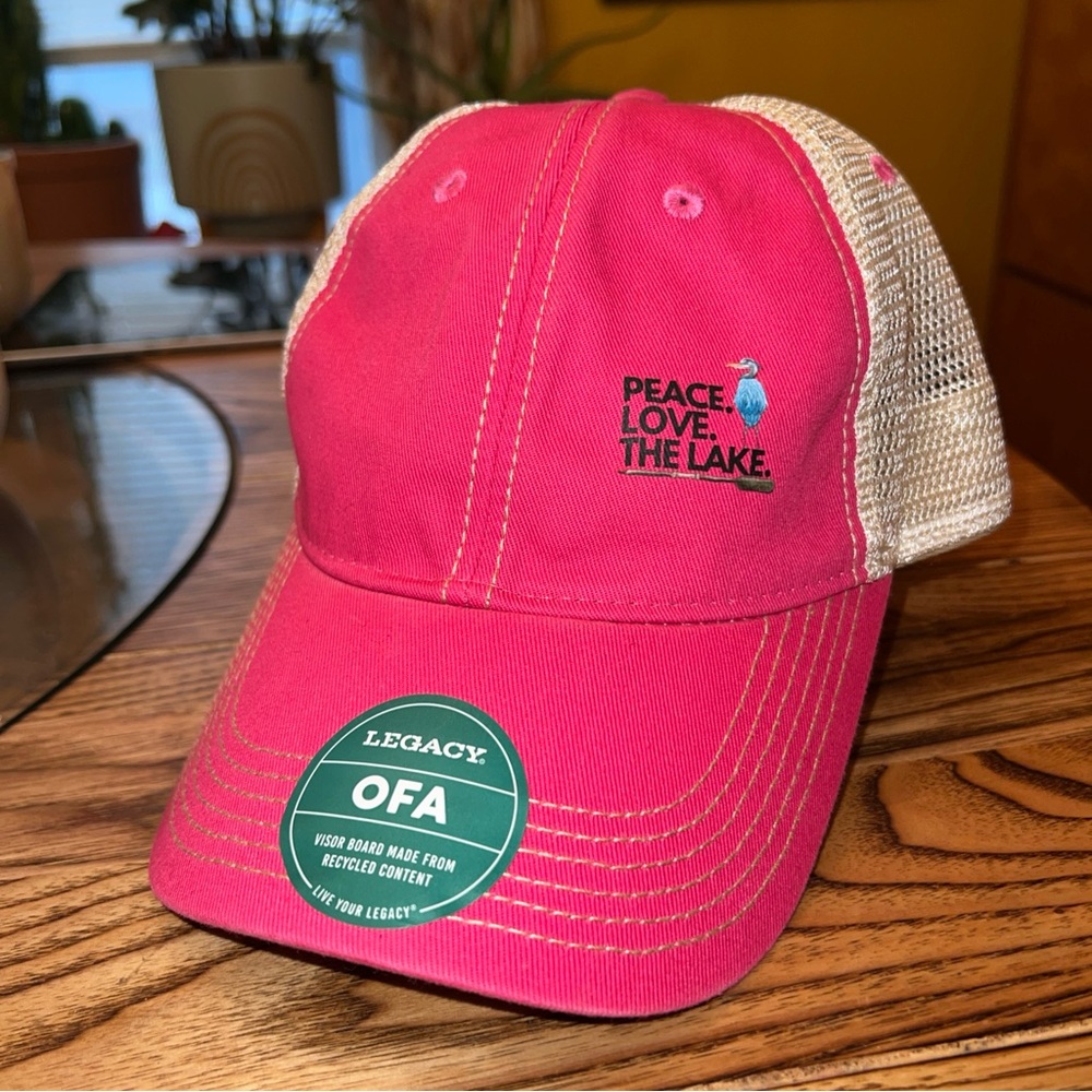 Legacy Pink and Tan Trucker Cap